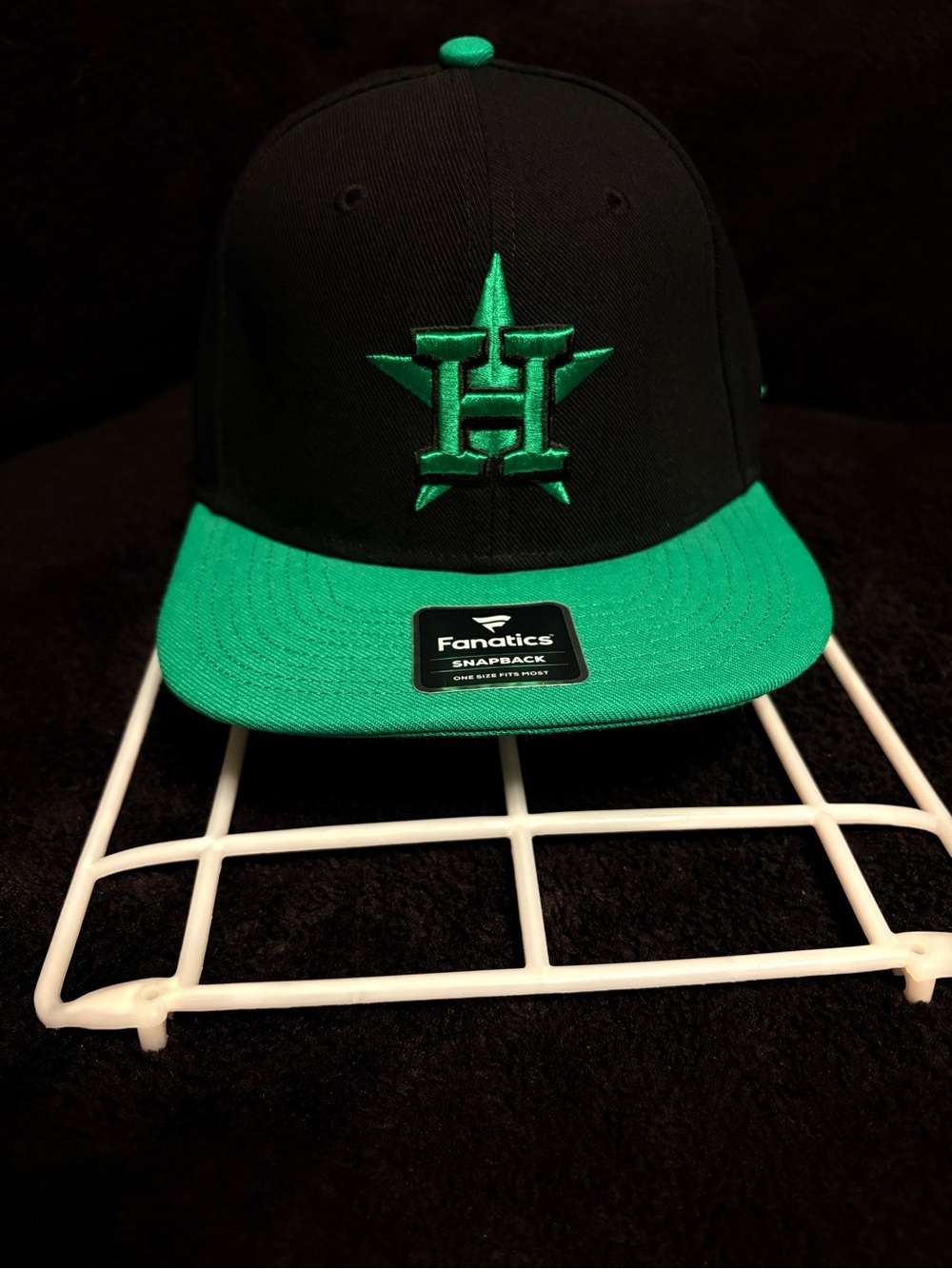 Houston Astros x Fanatics green star black SnapBack hat NWT